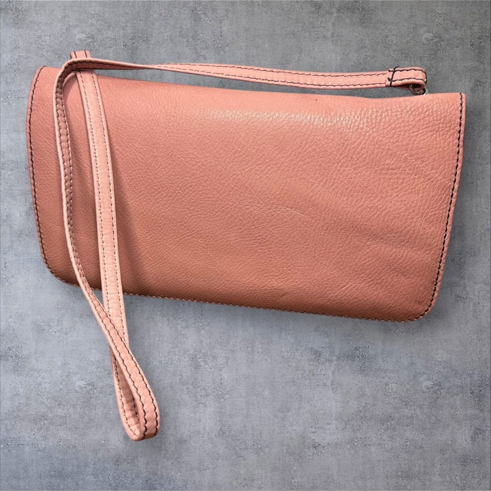 Marmi Purse Wallet Bag Womens Large Pink Genuine‎ Leather Organizer